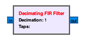FIR- und IIR-Filterblöcke in GNU Radio Companion