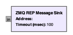 ZMQ REP Message Sink